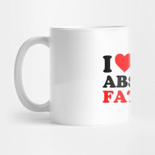 I Love My Absent Father | I heart My Absent Father Mug